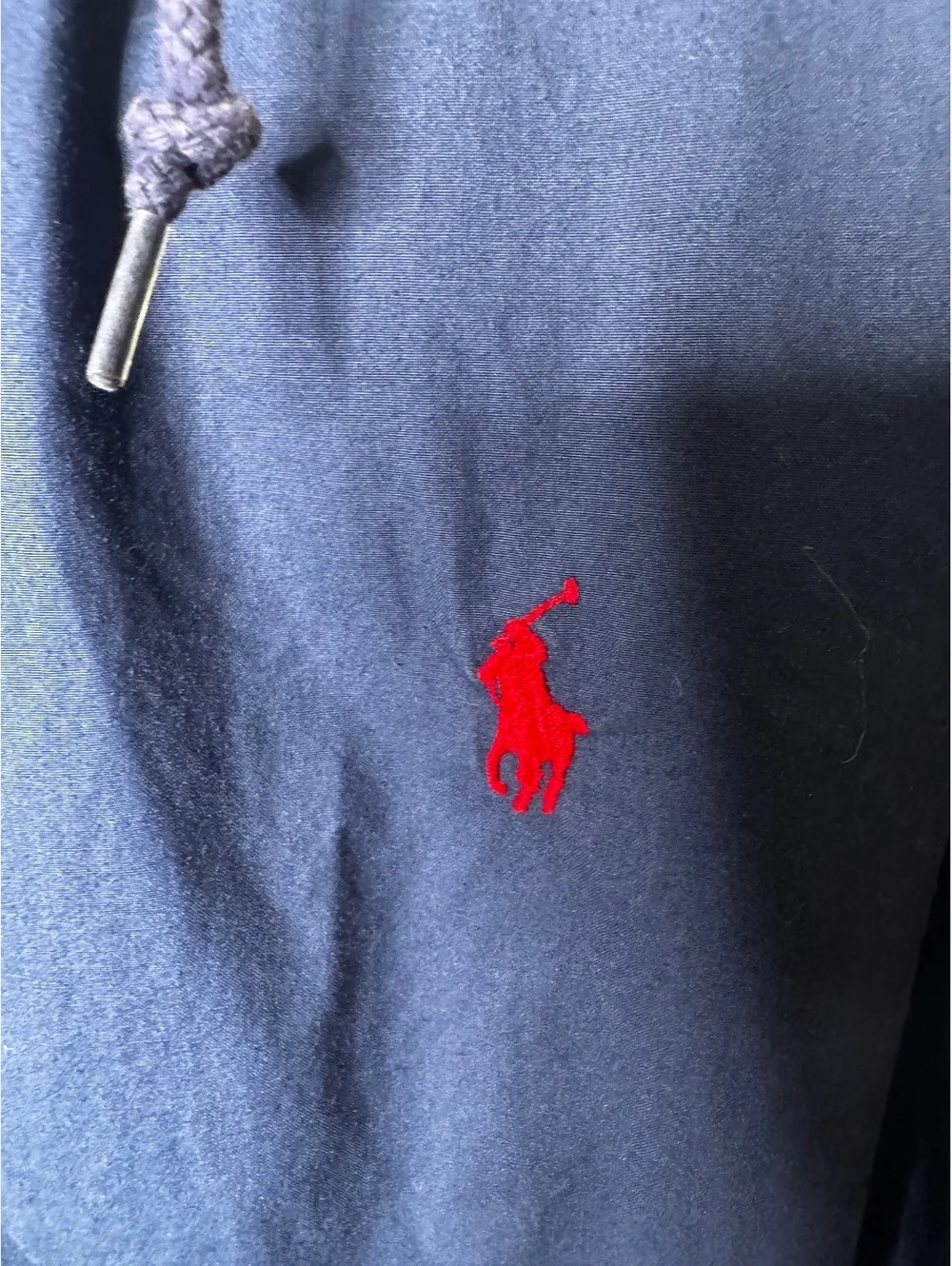 Polo Ralph Lauren Vintage Y2K Jacket Men XL Navy Hooded Fleece Lined [COPY]